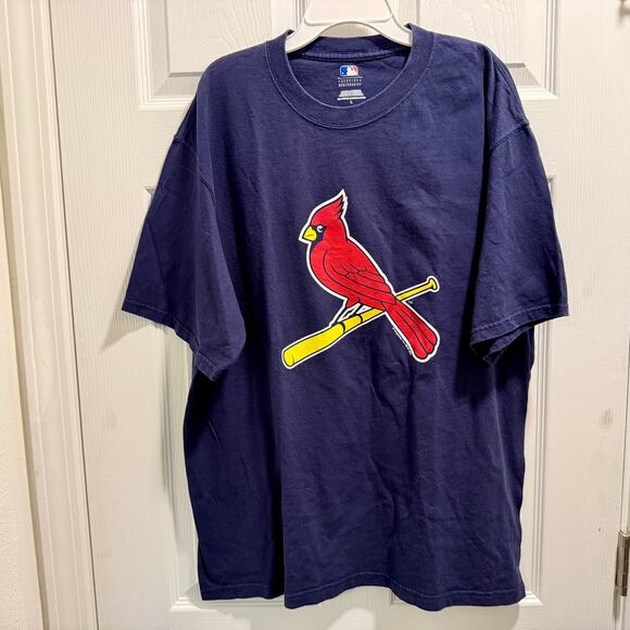 Lot of 2 Dif. Cardinals T-Shirts Red Long Sleeve +Blue Short Sleeve Both Men's L - Picture 9 of 13